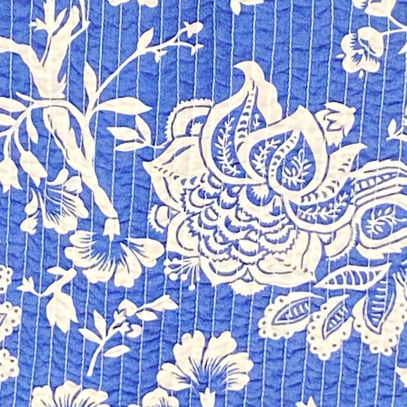 Nomadic Traders Quilted Reverible Jacket Small Lightweight Floral Double Pockets - Picture 10 of 12